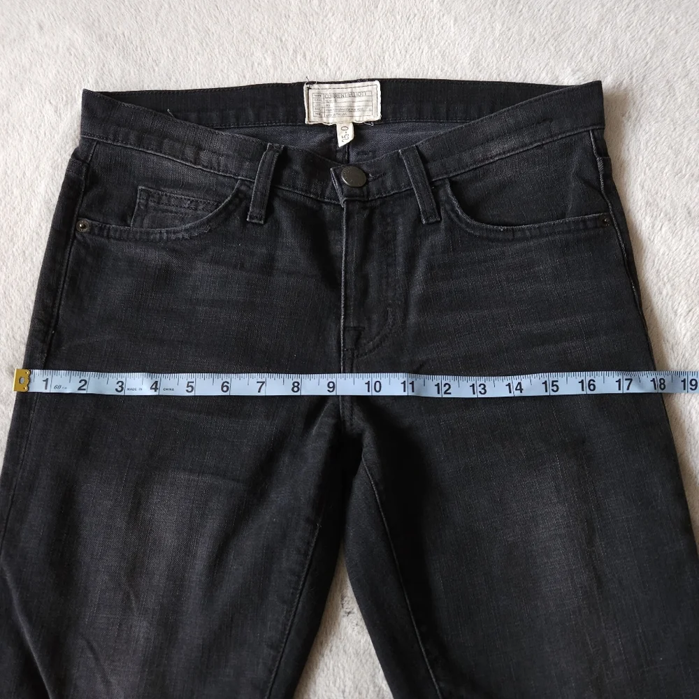 🇺🇸 CURRENT/ELLIOTT The Fling Slim Boyfriend Jean Size 25 - Picture 13 of 16